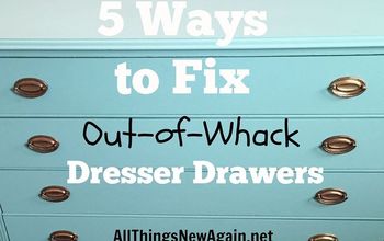 5 Ways to Fix Out-of-Whack Dresser Drawers
