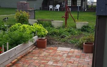 Adding Brick Pavers to the Garden Area