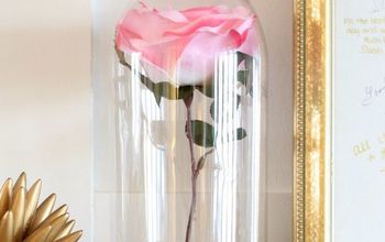 2L Pop Bottle to Beauty and the Beast Rose Cloche