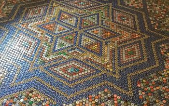 Bottle Cap Floor Tile