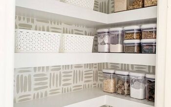 Built in Floating Pantry Shelves