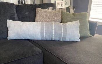 Cheap Large DIY Pillows (with a No Sew Option)