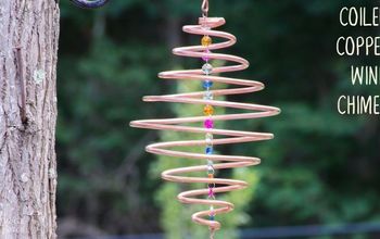 Coiled Copper Wind Chimes