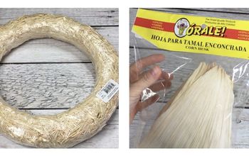 How to Make a Pretty DIY Corn Husk Wreath for Seasonal Decor