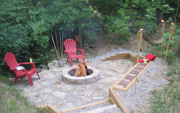 Creating a Creek Stone Patio & Fire Pit