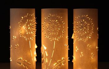 Dandelion Lanterns From Up-cycled Plastic Bottles