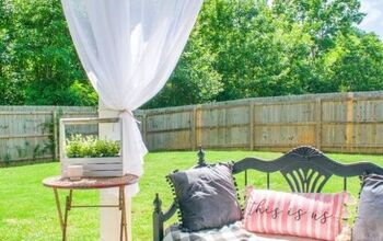 DIY Budget Savvy Outdoor Curtains