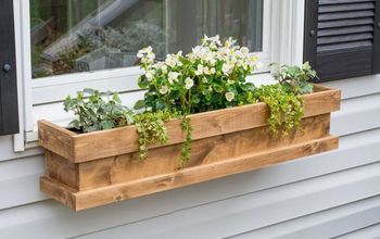 DIY Cedar Window Boxes