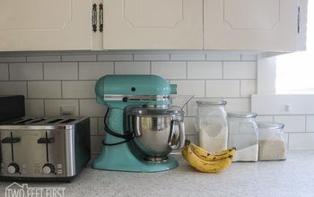 DIY Cheap Subway Tile Backsplash