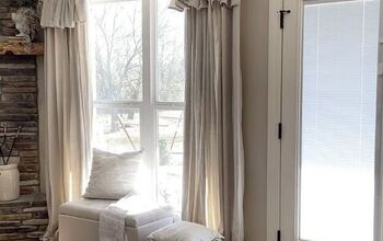 DIY Drop Cloth Curtains