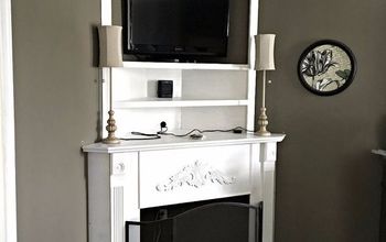 DIY Fireplace Mantel: Creating Usable Corner Space