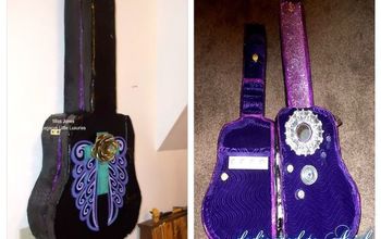 DIY Guitar Case Lighted Jewelry Organizer