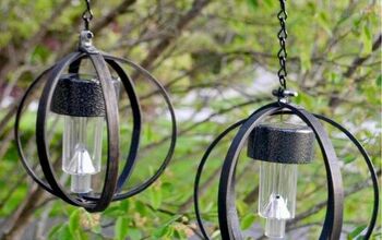 DIY Hanging Solar Lights