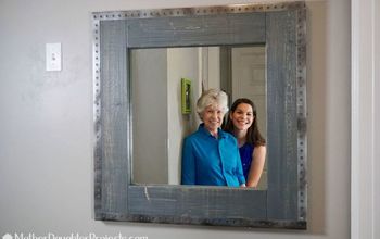 DIY Industrial Metal Mirror Hack