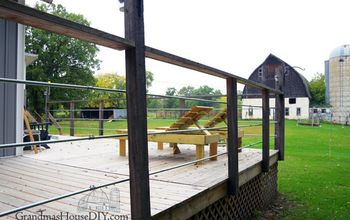 DIY Inexpensive Deck Rails Out of Steel Conduit, Easy to Do!