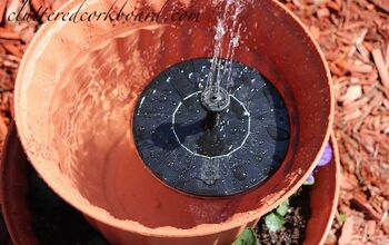 DIY Inexpensive Solar Fountain for the Garden