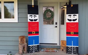 Upcycling Closet Doors: How to Make DIY Life Size Nutcrackers