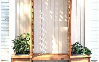 DIY Planter Box Bench Seat