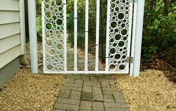 DIY PVC Pipe Gate With Snap-on Hinge