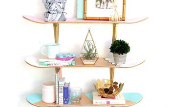 DIY Skateboard Deck Shelf Upcycle