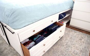 DIY Storage Bed With Drawers…almost for FREE.