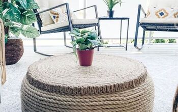 DIY Tire Rope Ottoman