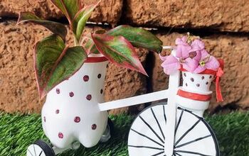 DIY Tricycle Planter