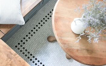 DIY Vintage Inspired Hex Tile Floor Part 1