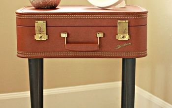 DIY Vintage Suitcase Table