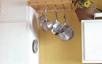 DIY Wooden Hanging Pot Rack