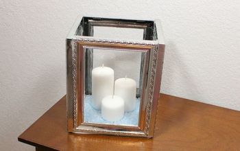 Dollar Tree DIY Picture Frame Candle Lantern