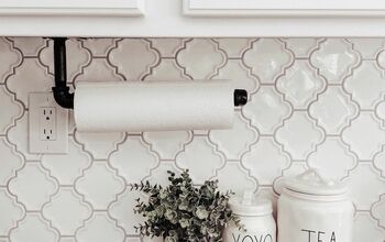 Easy DIY Industrial Pipe Paper Towel Holder