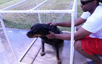 Easy DIY PVC Outdoor Dog Shower