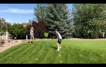 Easy Frisbee Golf For Your Backyard!