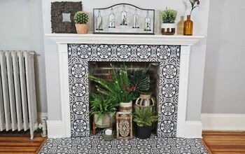 Everything You Need To Know About Stenciling A Fireplace