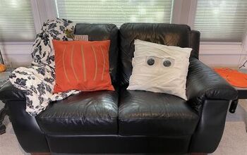 2 Fall & Halloween Throw Pillow Ideas With Removable Designs