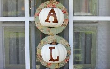 Fall Pumpkin Wreath W Dollar Store Items