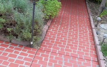 Faux Brick Walkway