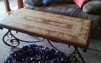 Faux Inlay Coffee Table