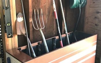 Filing Cabinet-Turned-Garage Organization