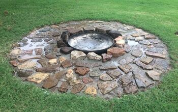 Flagstone Firepit for the Backyard