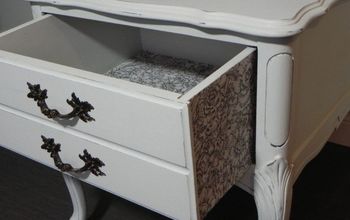 French Provincial End Table Makeover