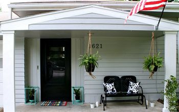 Front Porch Makeover on a  Budget