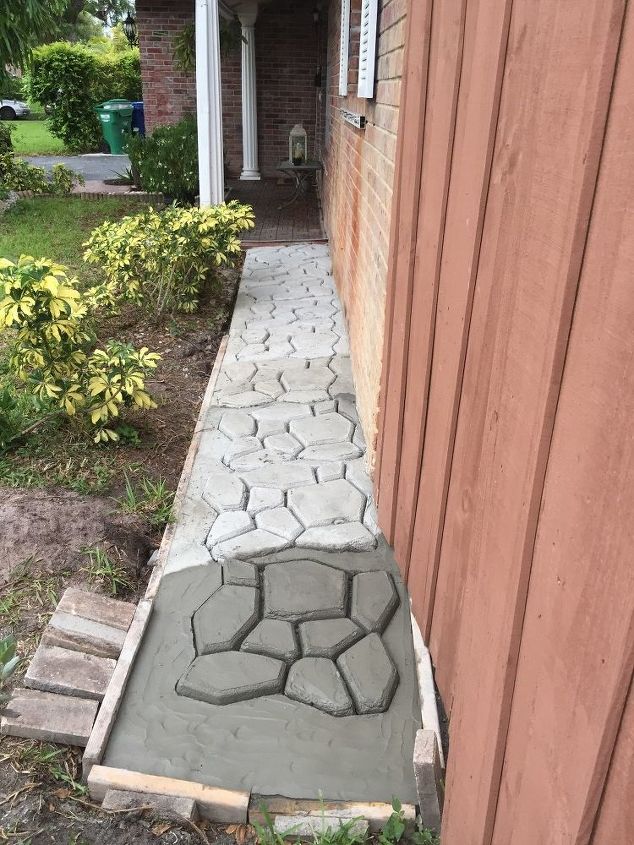 Garden Cobblestone Design Walk-path