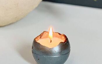 Gorgeous Concrete Candle –Easy DIY