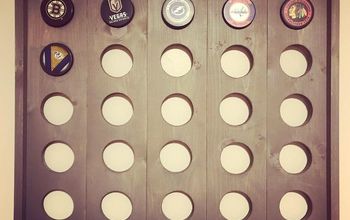 Handmade Hockey Puck Display