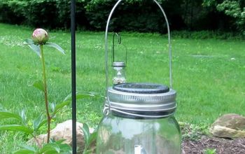 Hanging Solar Mason Jar Lights: Dollar Tree DIY