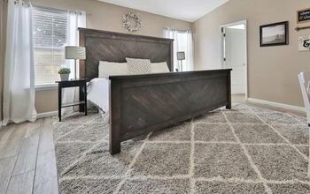 How to Build a King Bed With a Stylish DIY Chevron Headboard