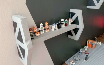 How to Build Tie Fighter Floating Shelves for Kids Bedroom