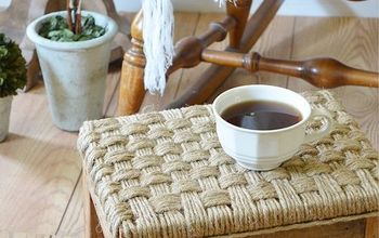 How to Create a Rustic Wood Footstool With Jute Twine